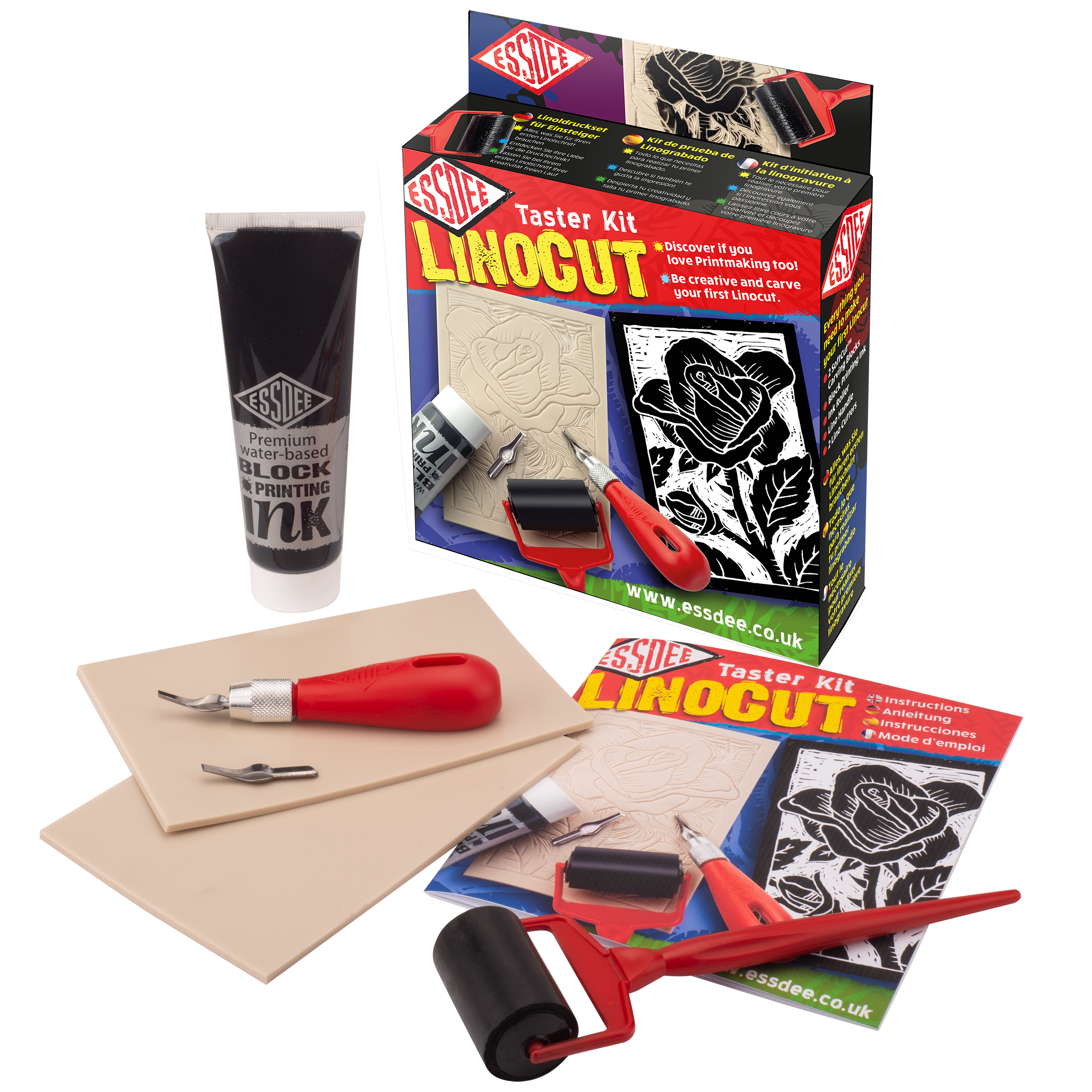 L2LTK Linocut Taster Kit with Contents PNG
